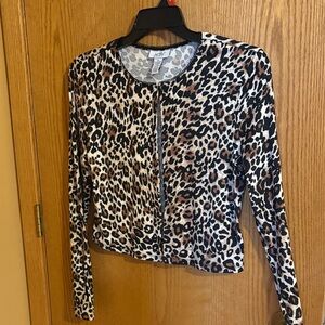 Leopard Print shrug